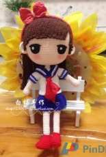 Bai Yang Handmade - Lovely Sailor girl - Chinese