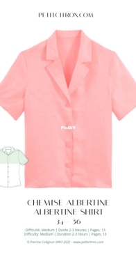 Petit Citron - Albertine Shirt - Sizes 34-56 - French, English