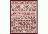 Broderie.net - Jean Louis Grandsire - Sampler Bonne Annee