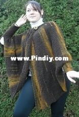 Grove in the Autumn Cape with Sleeves by Tatiana Zmanovskaya