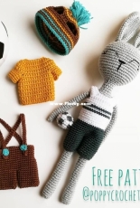 Poppy Crochet Design - Zsuzsanna Blaho - Sport  Bunny - Free