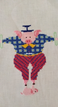 Cross stitch  wall hanging 1