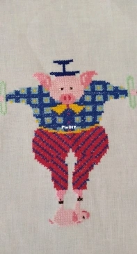 Cross stitch  wall hanging 1