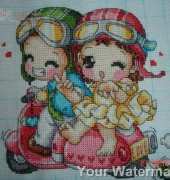 Baby with the vespa...