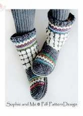 Sophie and Me - Ingunn Santini - Fair Isle Slipper-Boots