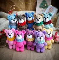 Gab Toys - Olya - Оля - Teddy Bear Keychain - Мишка-брелок - Russian - Free
