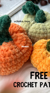 Chirka Toys - Ekaterina Chirkova - Pumpkin plush toy - Free