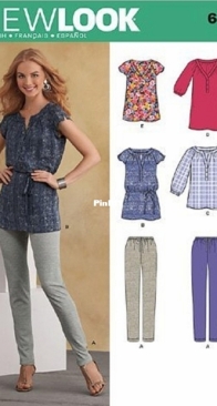 New Look - 6110 - Sizes 10-22 - English, Spanish