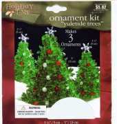 Beaded Yuletide Trees