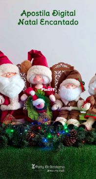 Maria Flor Ateliê - Patty Di Girolamo - Natal Encantado - Portuguese