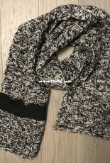 Écharpe à motif damier by La Bobineuse-French-Free
