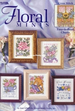 Leisure Arts 3306 Floral Minis by Joan Elliott Complete XSD