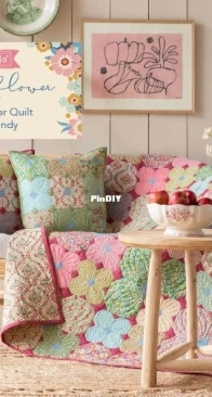 Tilda - Wallflower - Wallflower Quilt - Burgundy