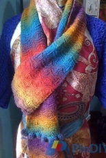 Easy Drop Stitch Scarf by Lila Agnew -Free