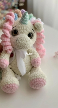 Dan Art Estonia - Olga Piliponis - Unicorn - butterfly - Единорожка-бабочка - Russian