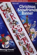 Stoney Creek Collection - Book 430 Christmas Snowfriends Banner
