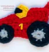 One and Two Company - Carolina Guzman - Racing Car Applique