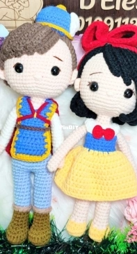 Snow white with his prince
