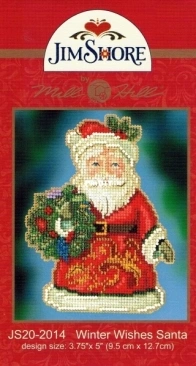 Mill Hill - Jim Shore JS20-2014 Winter Wishes Santa XSD
