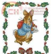 Beatrix Potter - Peter Rabbit at Christmas from Cross Stitch Collection 189 XSD