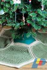 Kara Gunza - Granny Hexagon Tree Skirt - Free