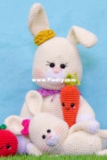 One and Two Company - Carolina Guzman - Betsy and Beth The little bunny family