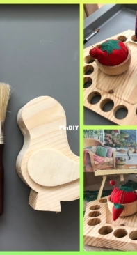 Decoupage Bird (wood)