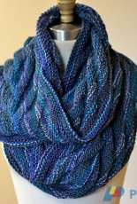 Reggae Ombre Arrowhead Moebius Cowl by Karin Skacel /Skacel Collection, Inc.-Free