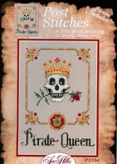 Sue Hillis Designs - Post Stitches PS154 Pirate Queen