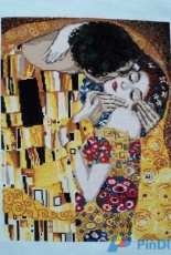 Riolis The Kiss after G. Klimts painting