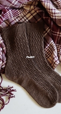 Woodsmoke Socks by Olivia Villarreal - This Handmade Life