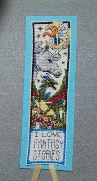 Fantasy bookmark cross stitch
