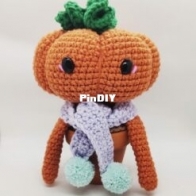 Gek op Haken - Sweetypie Design - Anouck Specker -  Pat the Pumpkin - Pat de Pompoen - Dutch