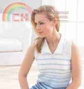 Yarnspirations -  Patons - Nautical Top - Free