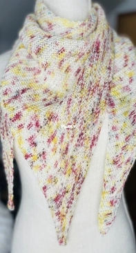 Abloom Shawl by Lisa Borum-Free
