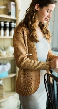 Assam Cardigan by Tabetha Hedrick