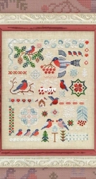 OwlForest Embroidery - Bullfinches - XSD