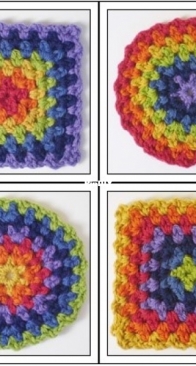 How to Knit a Granny Square by Frankie Brown  - Frankies Knitted Stuff - Free