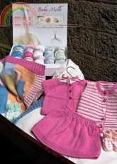 Striped WaistCoat-Cap Sleeved Jacket & Patchwork Blanket-Knitting Fever Free
