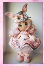 Olga Arkhipova - Ольга Архипова - Pink Bunny doll - кукла Розовая Зайка - Russian