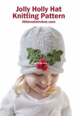 Jolly Holly Hat by Cassandra May