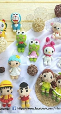 Min Handmade - Animal Crochet Doll Set 2 - Animais de Crochê - Portuguese - Translated