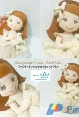 Cristiane Débora - Bonequinha Virtude: Fidelidade / Virtue Doll: Fidelity Felt Pattern - Portuguese - Free 7 of 9