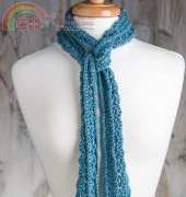 Knit and crochet now- Marly Bird- 501ANP Skinny Broomstick Scarf - Free