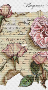Love letter from a rose by Lyudmila Korchina