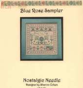 The Nostalgic Needle - Blue Rose Sampler