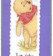 Designer Stitches E64 - Disneys Watercolours Pooh Bookmark