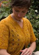 Footlights Cardigan by Sarah Pope-free