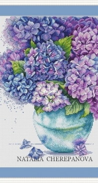 Bouquet of Hydrangeas by Natalia Cherepanova XSD