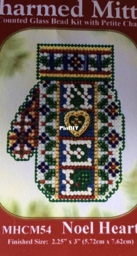 Mill Hill - Charmed Mitten MHCM54 Noel Heart XSD